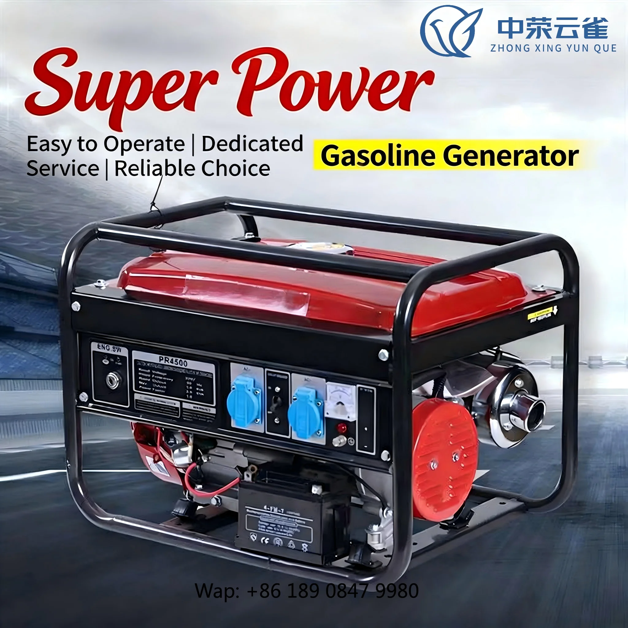 【Hot】Home Backup Outdoor Camping 10KW Portable Gas-oline Generator 220V 380V Dual Voltage Remote Start 50Hz Compact Silent RV Jo