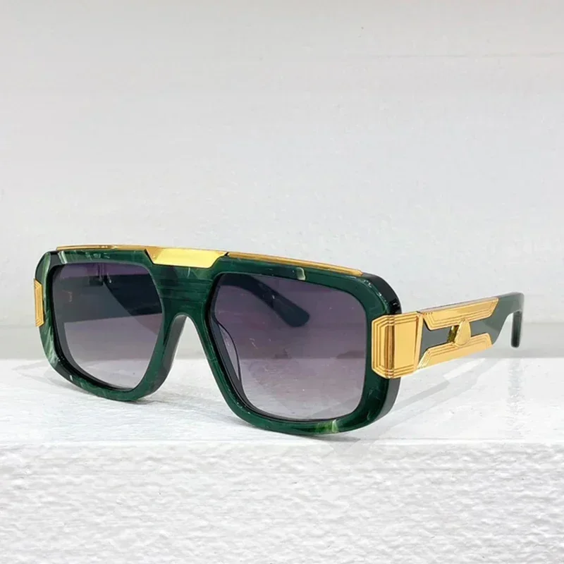 Gafas de sol cuadradas grandes de acetato personalizadas THE BOSS II para hombres y mujeres, gafas de moda para actividades al aire libre UV400 de diseñador de marca de alta calidad