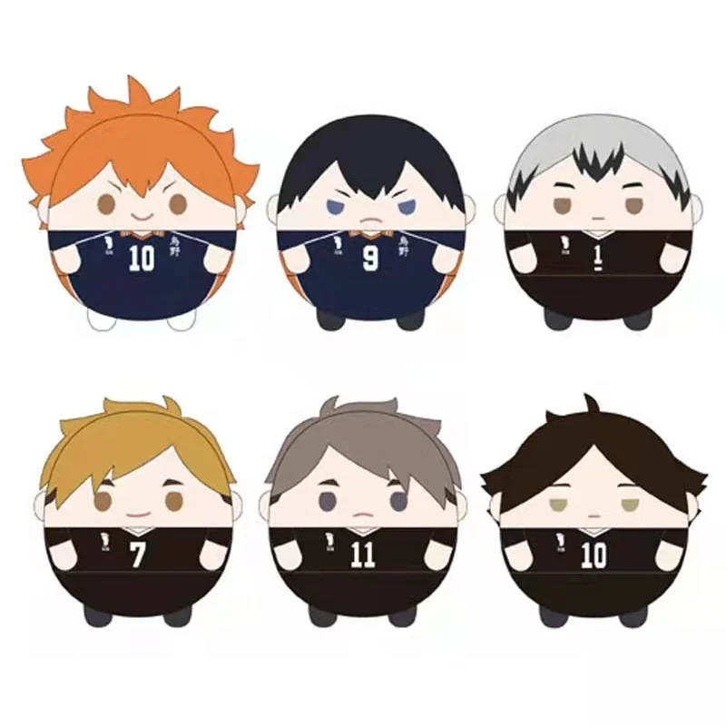 Anime Haikyuu!! Shoyo Hinata Tobio Kageyama Kei Tsukishima Cosplay Plush Cute Cotton Doll Cartoon Dolls Pendant Toys Ambitus