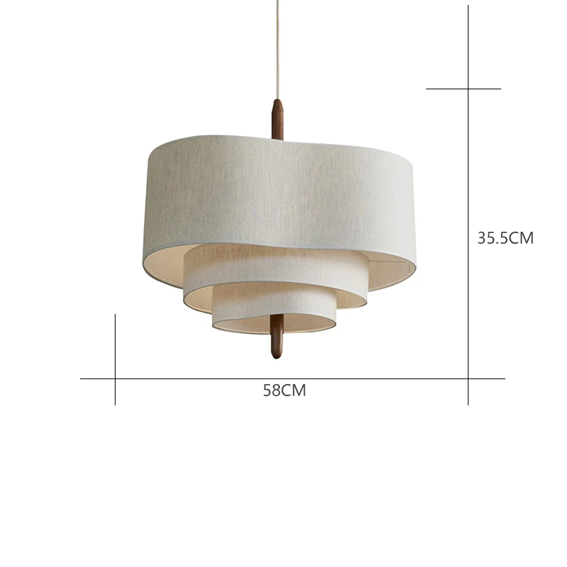 Market Set Pebble hanglamp, Bohemian stoffen hanglamp voor eetkamer, winkel, slaapkamer, woonkamer, retro Wabi Sabi kroonluchter