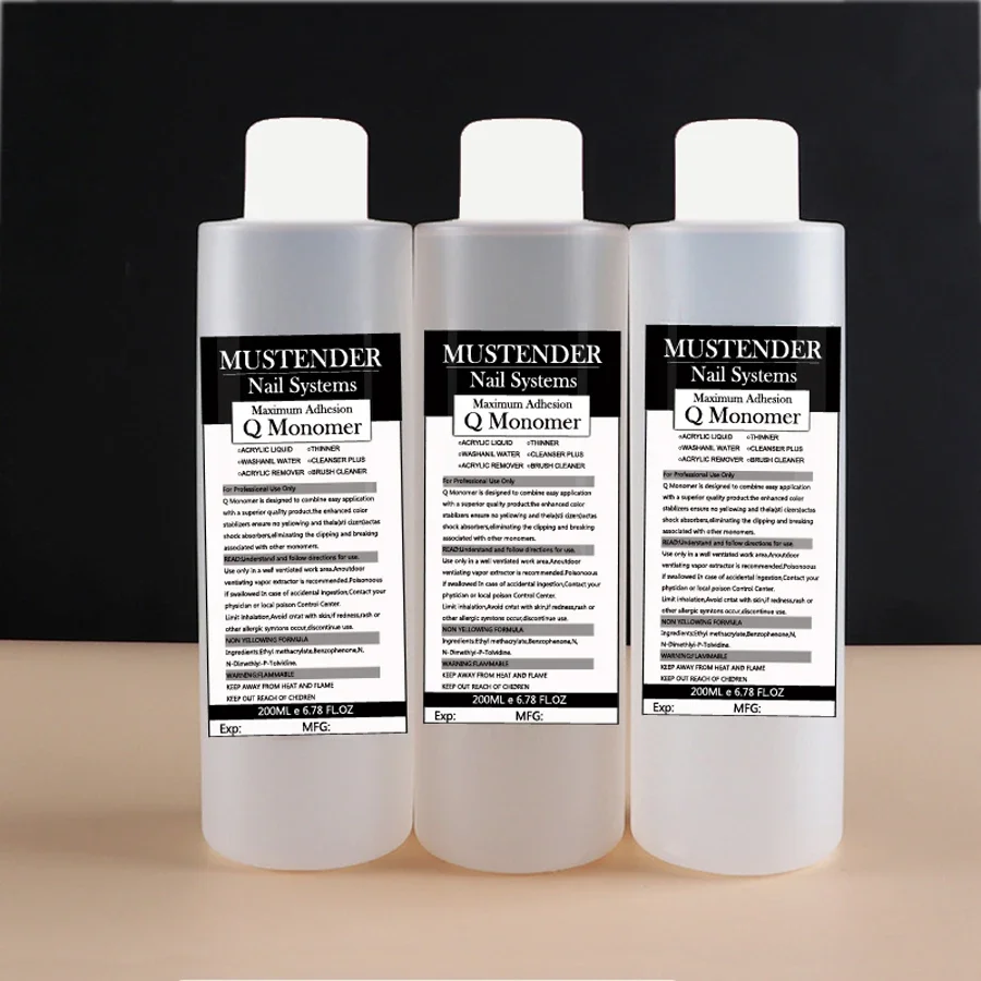 100ML/200ML EMA Acryl Flüssigkeit Monomer Nagel Acryl Kristall Flüssigkeit Für Maniküre Builder Acryl Pulver Verlängerung/tauchen Werkzeuge