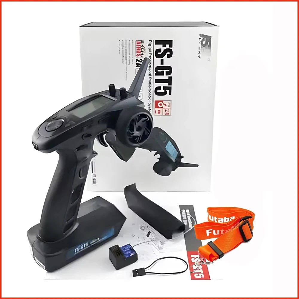 FlySky FS-GT5 FS GT5 2.4G 6CH RC Radio Transmitter with FS-BS6 6CH Receiver for RC Vehicles Crawler Car Boats Accessories