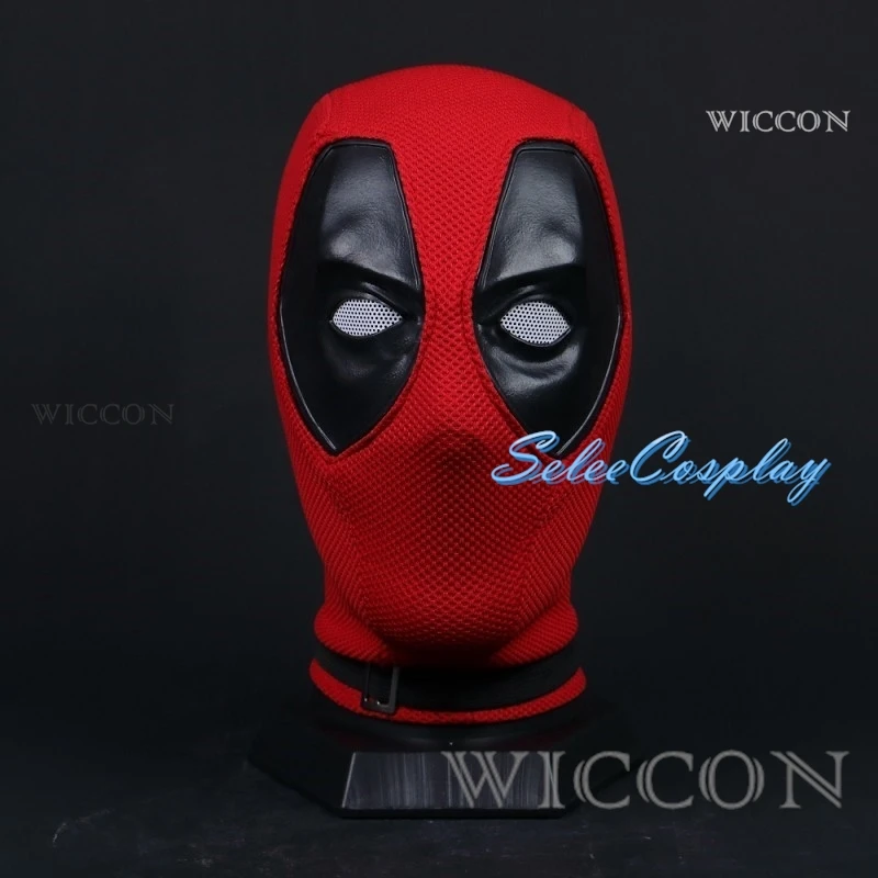 Deadpool Mask Cosplay Costume Nylon Headgear Knitted Cotton Mesh Helmet Halloween Party Carnival Costume Props Free Gifts