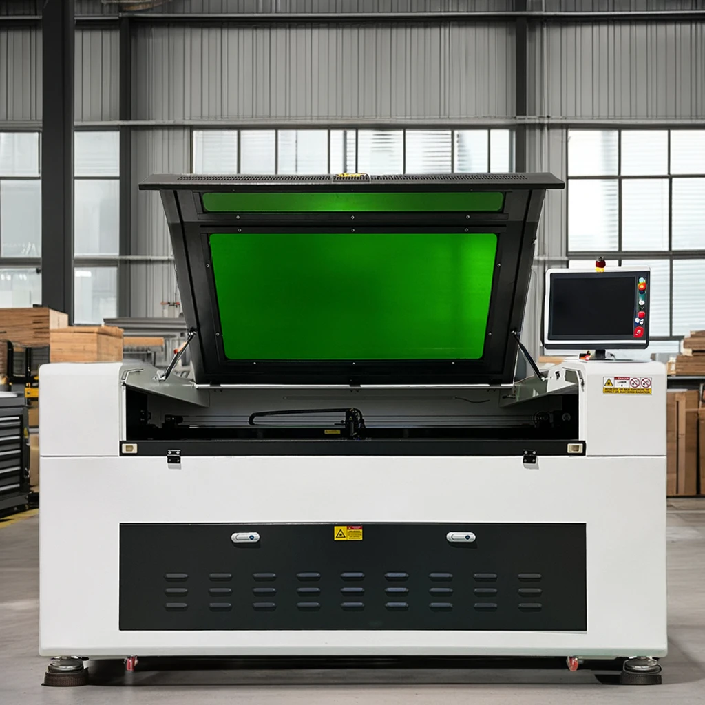 آلة نقش وقطع بالليزر CO2 عالية - مراجعة Industrial Laser Engraver For Wood وسعره