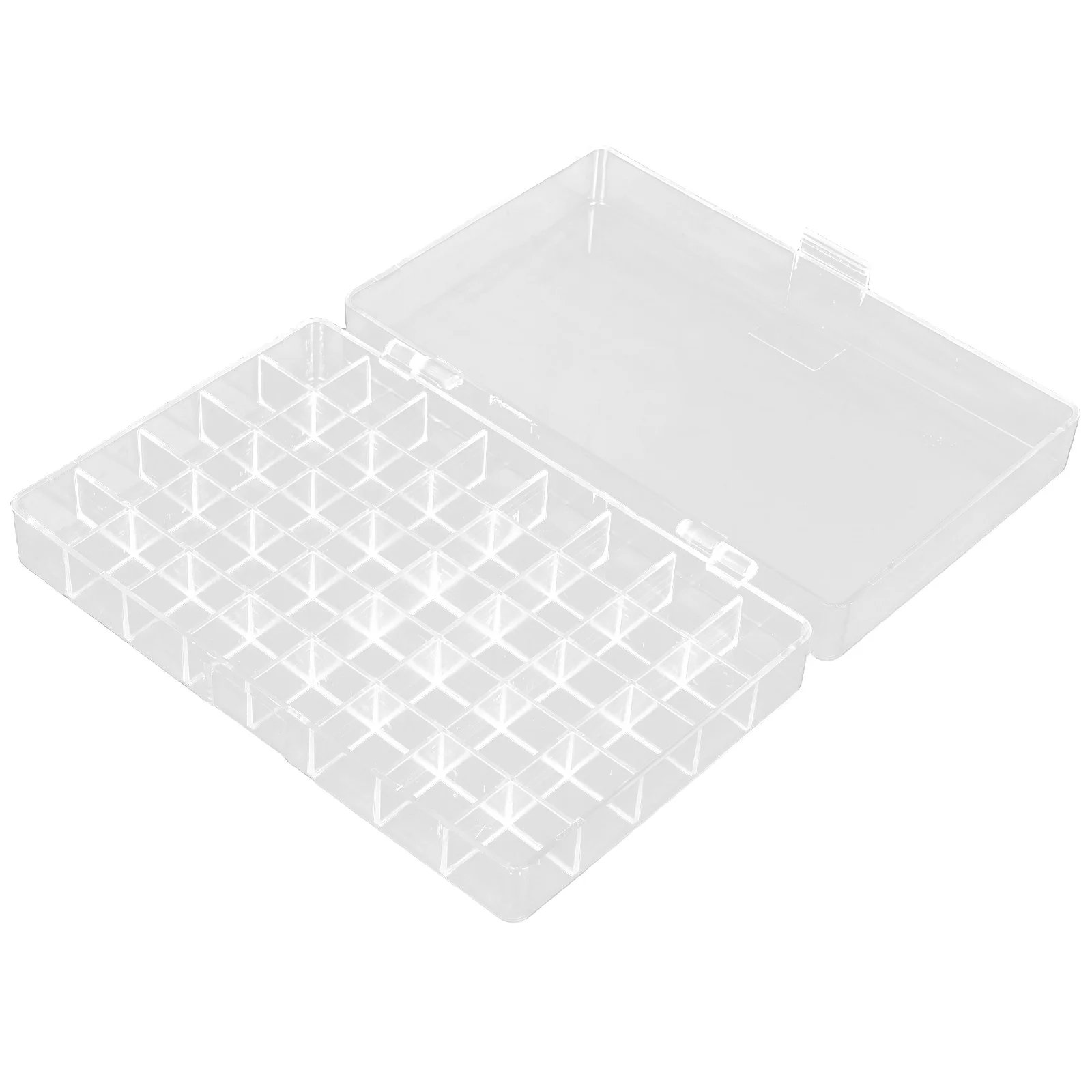 

40 Grids Clear Acrylic Storage Box Lid Transparent Divider Container Craft Supplies Jewelry Beads Painting Tools Small