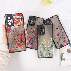 Matte Case For Xiaomi Redmi Note 12 11 10 Pro 9 8 9S 10S 11S 10C 9C 12C Poco F5 X5 X3 NFC X4 F3 Mi 13 12 11 Lite 11T 12T Cover