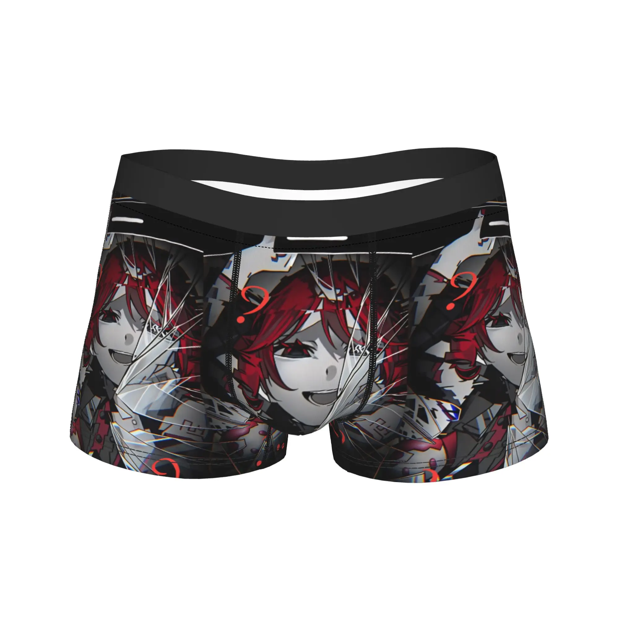 Kasane Teto Character Underwear  Customs Boxershorts Quality Man Underpants Comfortable Boxer Brief Birthday Gift