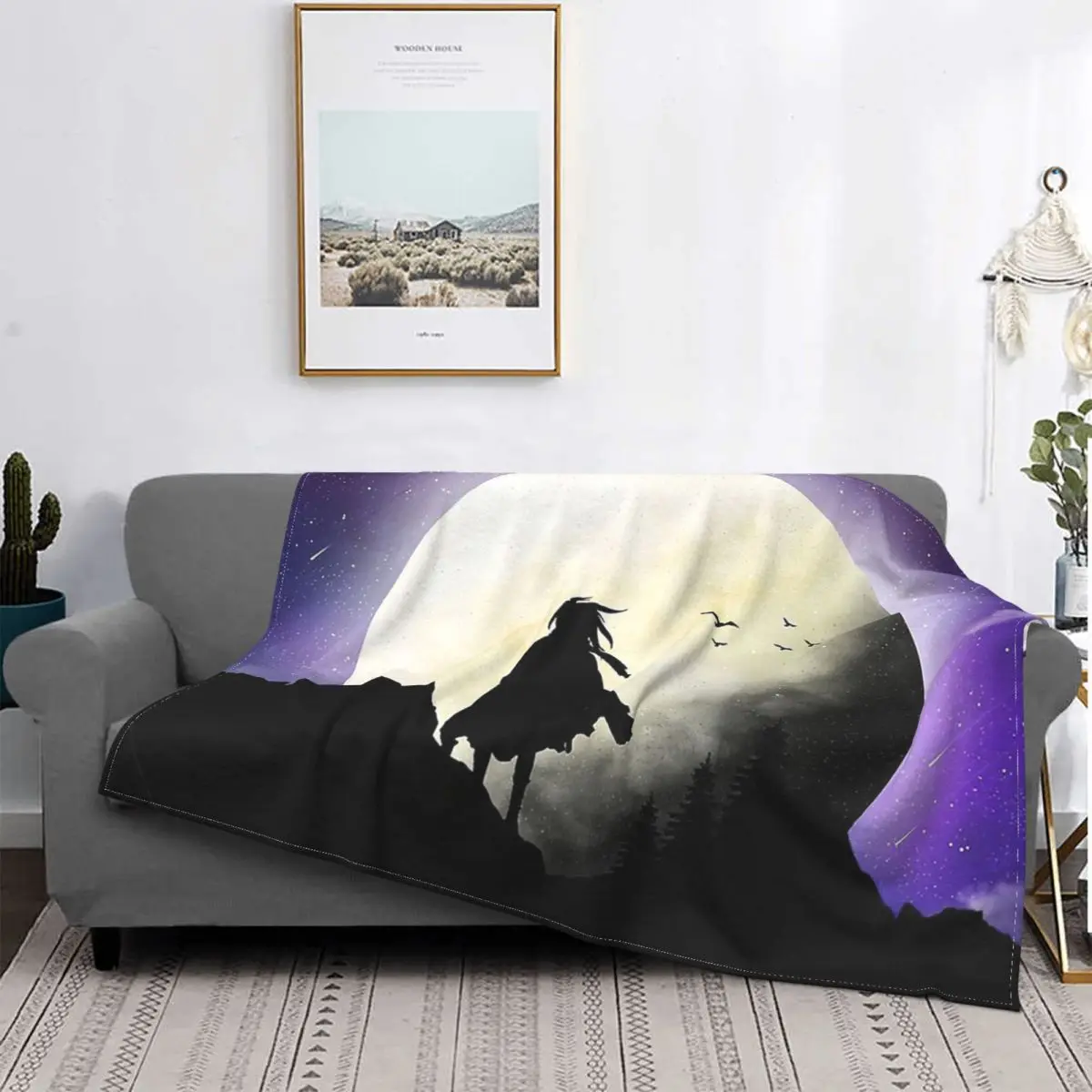 Swordsman Dororo Fantasy Action Animation TV Series Blanket Velvet Autumn/Winter Cute Thin Throw Blankets For bed Rug Piece