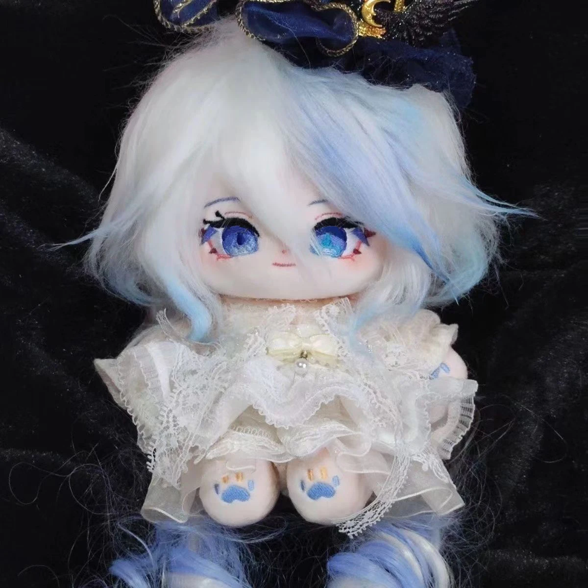Genshin Impact Furina de Fontaine Focalors Hydro Archon animation derivative Cotton Doll 20 cm birthday gift