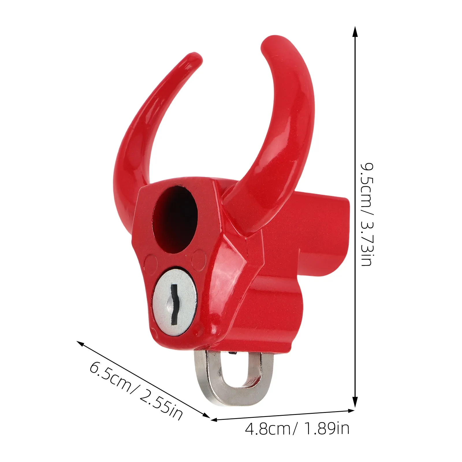 Universal Two Hook Holder Bike Handlebar Hook Motorcycle Lock Luggage Bag Hanger Claw Screw Red Electric Scooter view 5