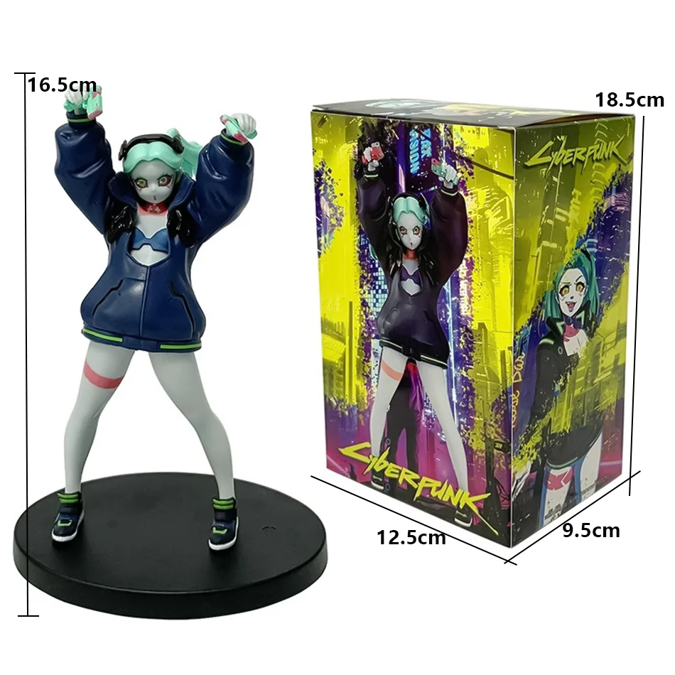 New Game Cyberpunk: Edgerunners Rebecca Figure Standing Model Toy Birthday Gift Collection Aciton Figure Desk Decoration Gift view 5