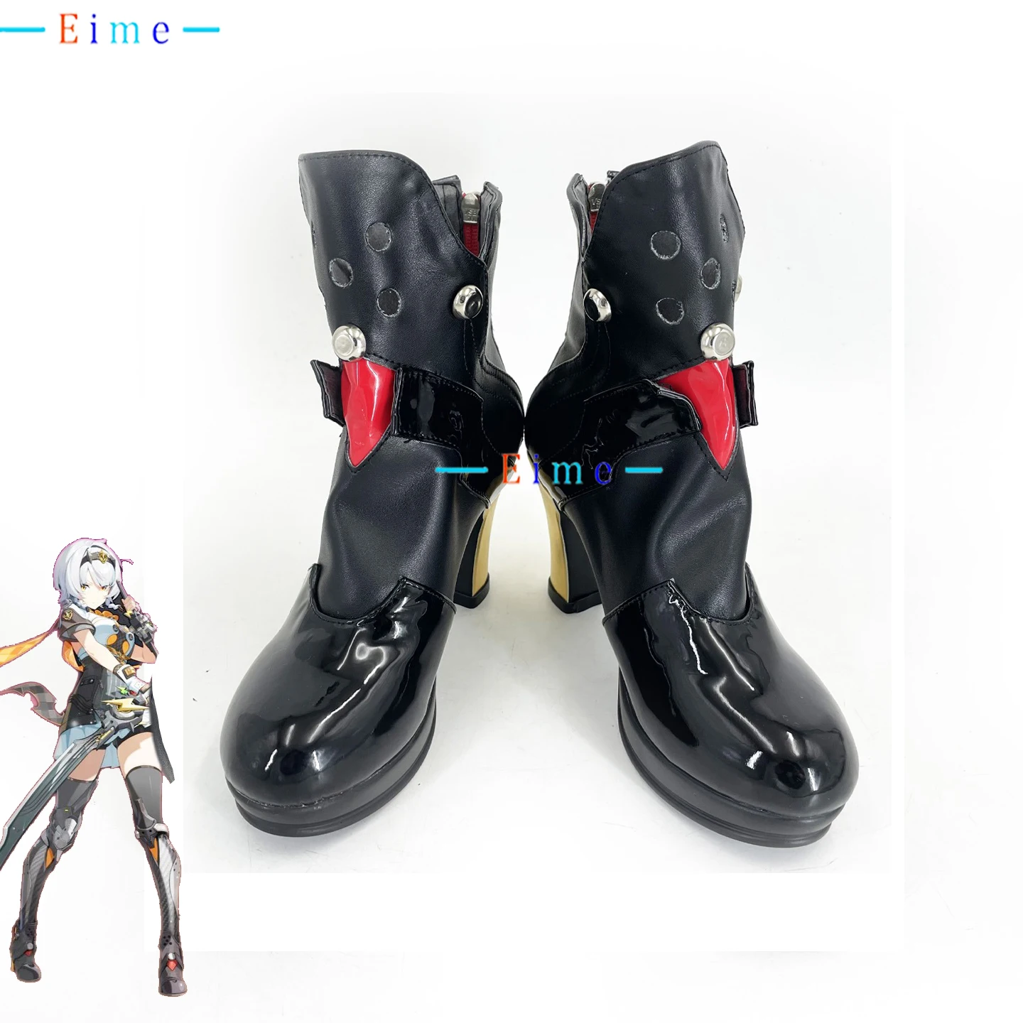 أنبي ديمارا تأثيري أحذية لعبة Zenless منطقة صفر اكسسوارات تأثيري الدعامة هالوين كرنفال الأحذية بولي أحذية أحذية من الجلد مخصص