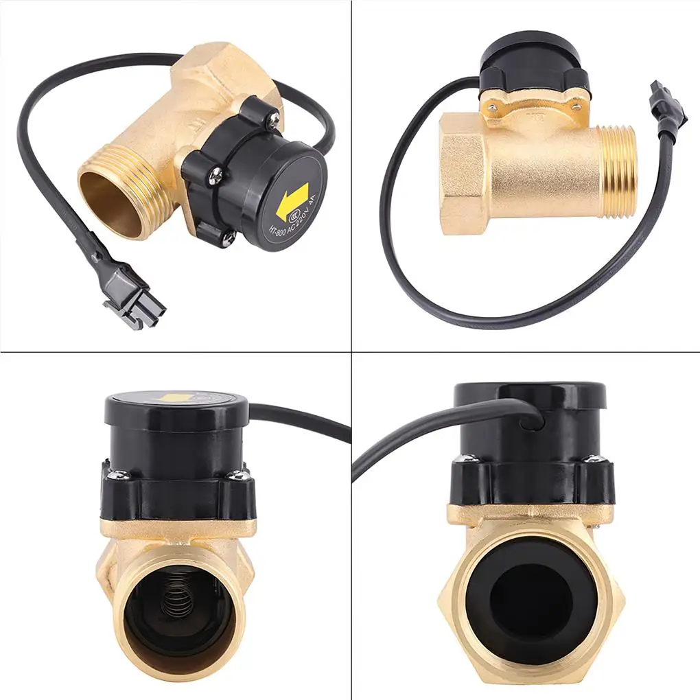 HT-800 1 Inch Flow Sensor Water Pump Flow AC220V 4A Switch Sensor Water Pump Switch Automatic Control