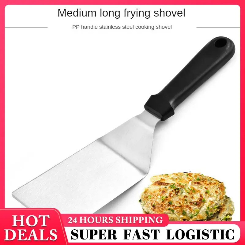 Stainless Steel Frying Spatula Versatile And Durable Non-slip Handle Durable Kitchen Tool For Steak Frying Barbecue Spatula