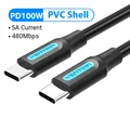 100W PD PVC Negro