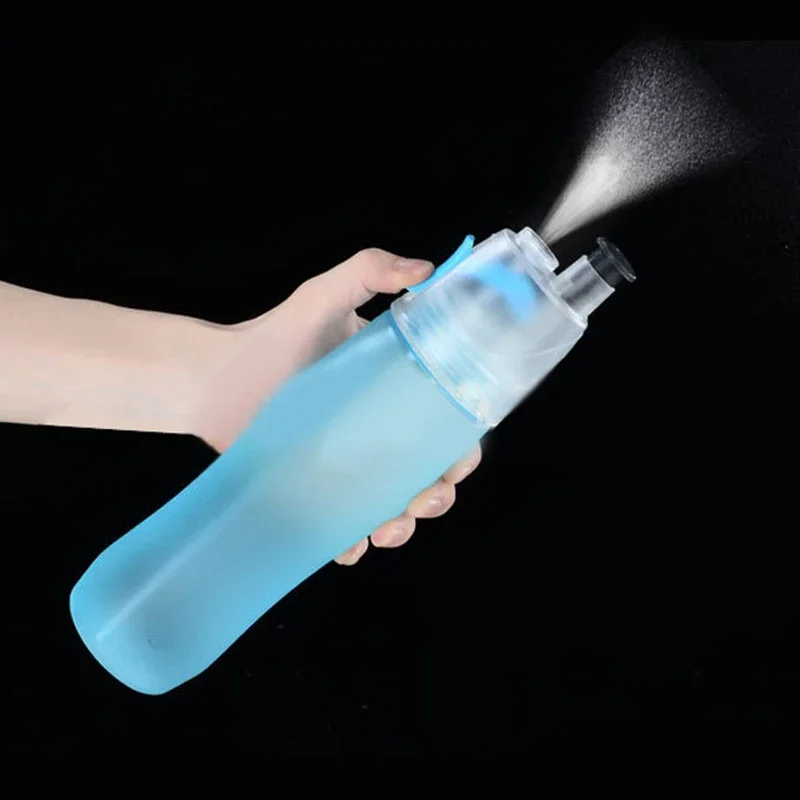 740ML Scrub Sports Water Bottle Portable Plastic Spray Bottle Leakproof Travel Cup Candy Color Yoga Camping Drinking Tools