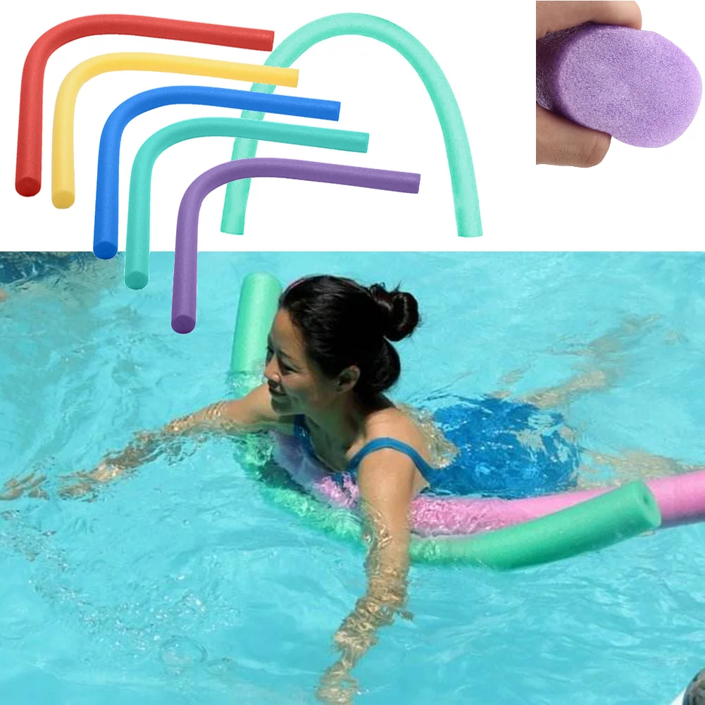 Swimming Aid Foam Noodles Low Density Strong Buoyancy Swim Pool Water Float Stick for Children Adults Pool Accessories