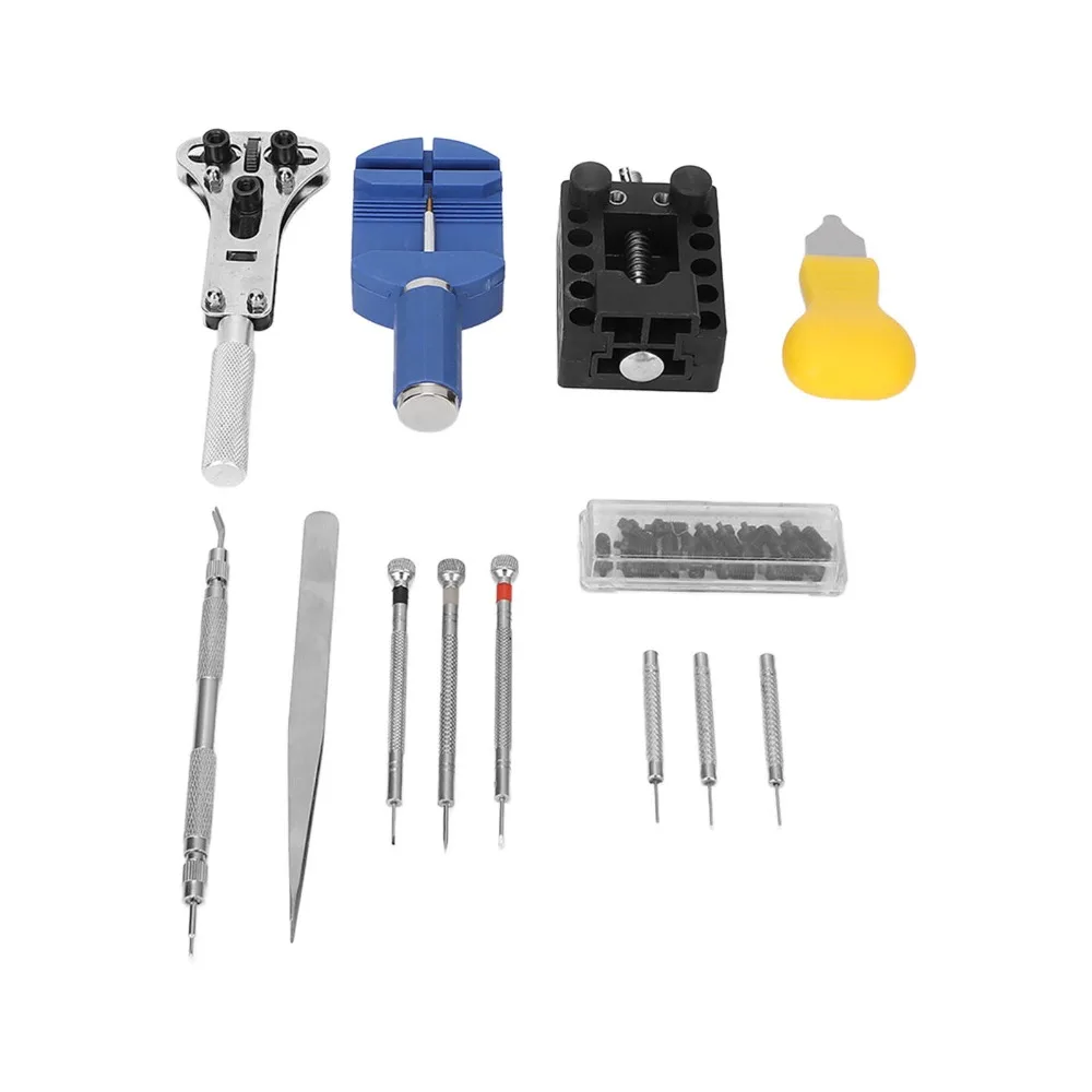 13Pcs Professional Kit Combined Set Watch Repair Tools Portable Multi-piece Watch Tool Set Watch Band Remover Strap Removal