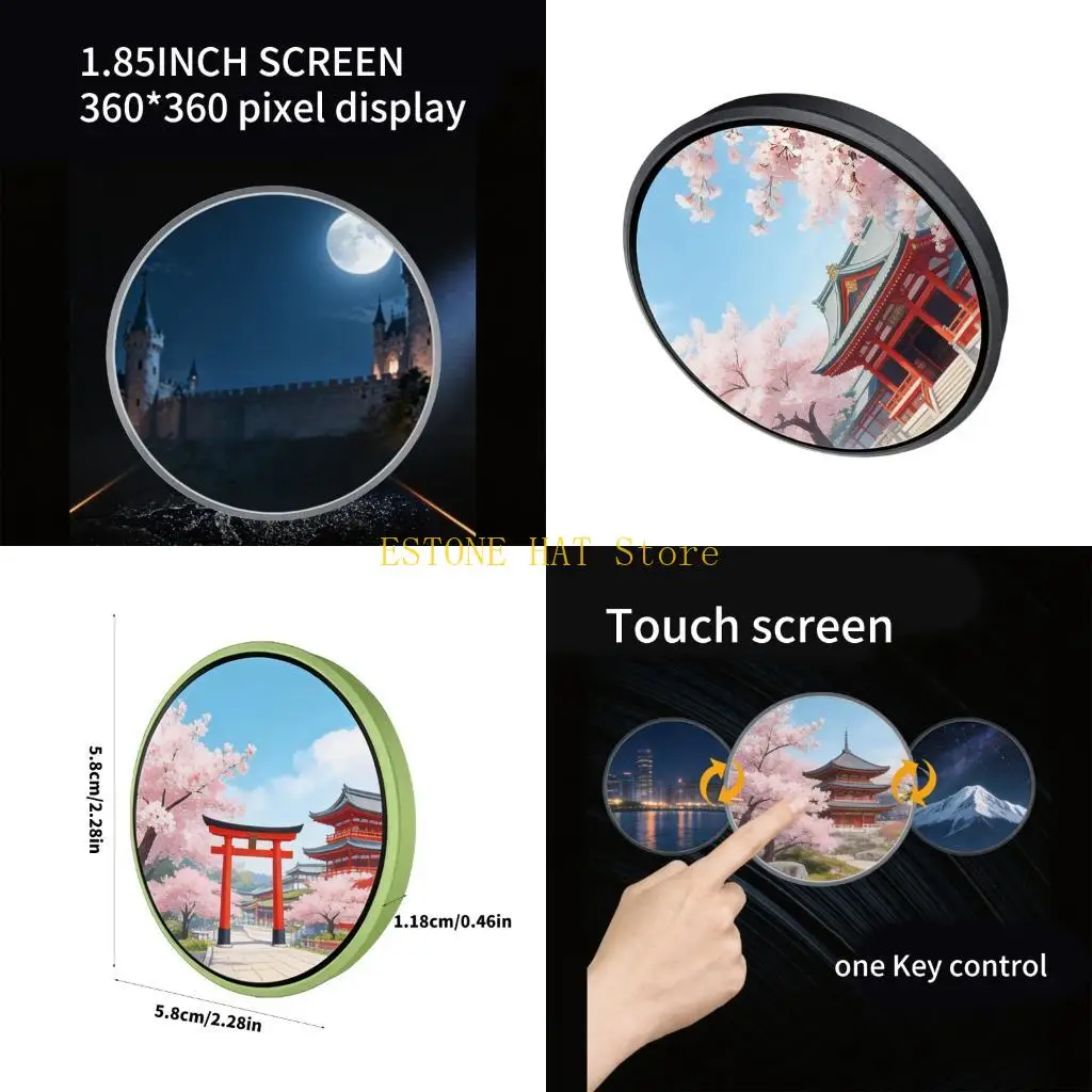 49MF 85 Inch Digital Animation Pin With IPS Display Wireless Connection And 7 Color LED Lights For Enthusiasts And Supporters
