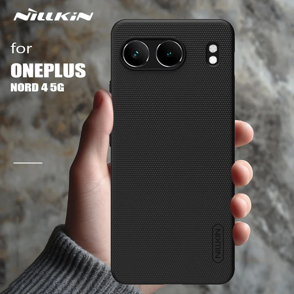 

for Oneplus Nord 4 5G Case Nillkin Super Frosted Shield Hard PC 360 Back Cover Matte Protection Cases