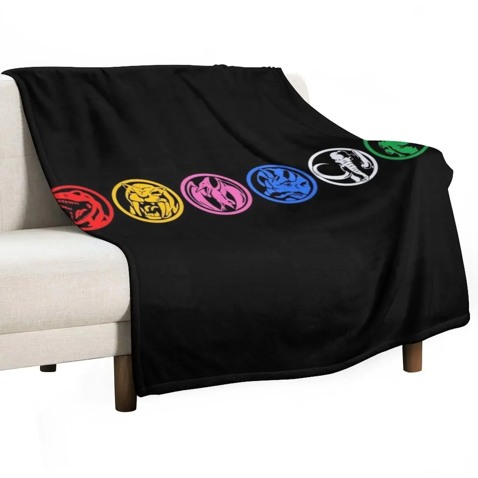 6 Power Coins Throw Blanket Durable Warm Blanket for Daily Home Use