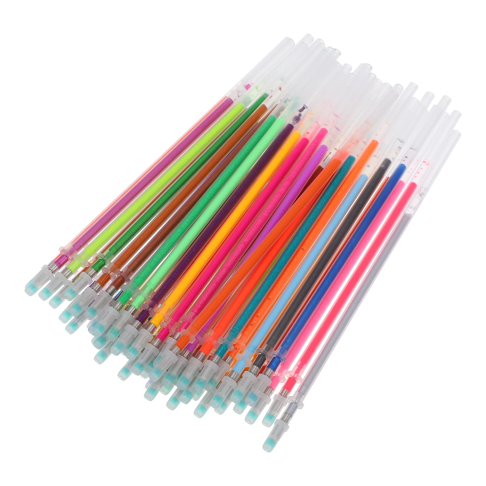 

48 цветов, набор стержней для гелевых ручек 0,5 мм, чернила премиум-класса с тонким наконечником, совместимые со стандартными ручками для рисования, книг-раскрасок, карточек ручной работы
