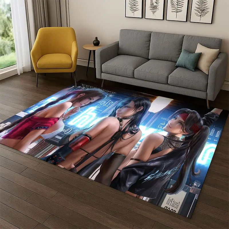 

Cartoon Cute Lace Girl Anime Character Carpet Rug for Bedroom Living Room Sofa Playroom Doormat Home Decor,Area Rug Non-slip