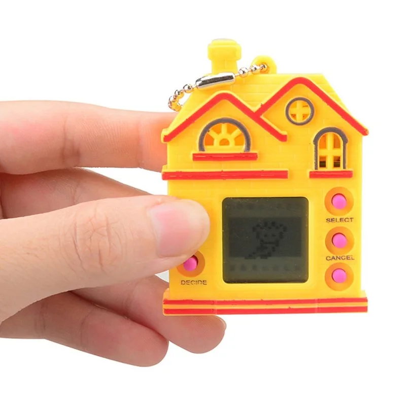 1PC Transparent Electronic Pets Tamagotchi Nostalgic 49 Pets In One Virtual Cyber Digital Pet Toys Pixel Funny Play Toys