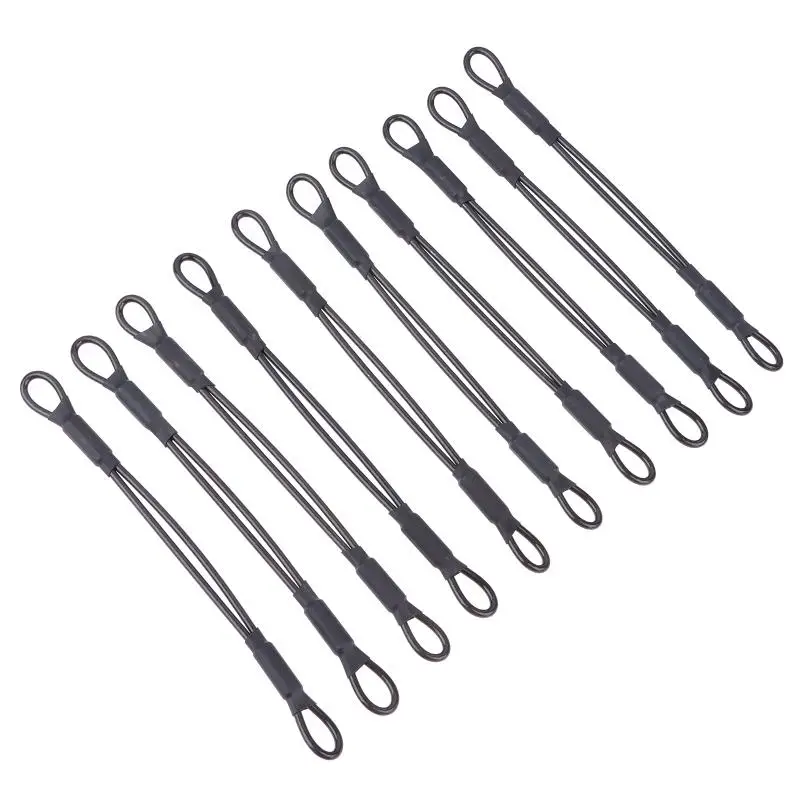 2/5Pcs Stainless Steel Helmet Anti-theft Lock Rope Security For Motorcycle Helmet Protector Rope Line Helmet Strap