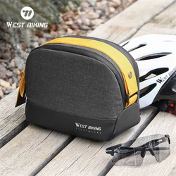 WEST BIKING Portable Bicycle Front Bag 4L Large Capacity Bike Handlebar Bag Multifunctional Handbag MTB Road Bike Accessories