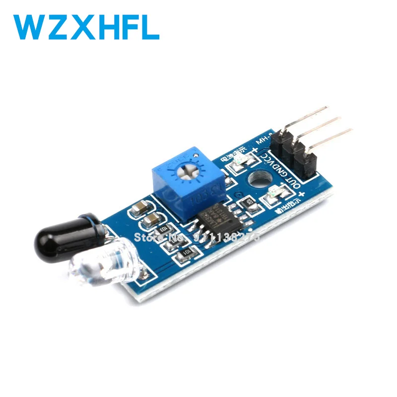 Smart Electronics New for Arduino Diy Smart Car Robot Reflective Photoelectric 3pin IR Infrared Obstacle Avoidance Sensor Module