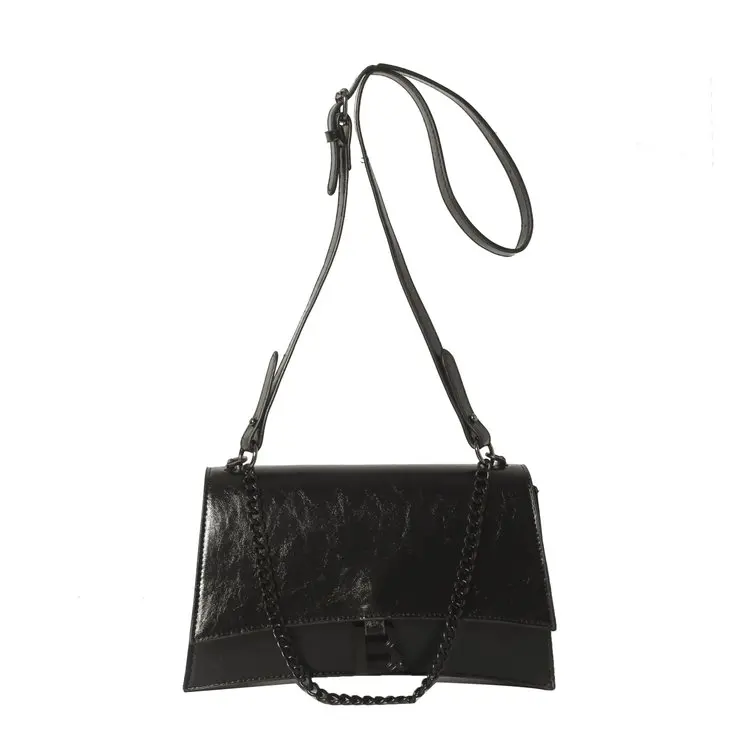 

2025 Autumn 547 New Magnetic Buckle Hourglass Bag Fashionable and Popular Shoulder Crossbody Handbag Retro Versatile Women's Bag