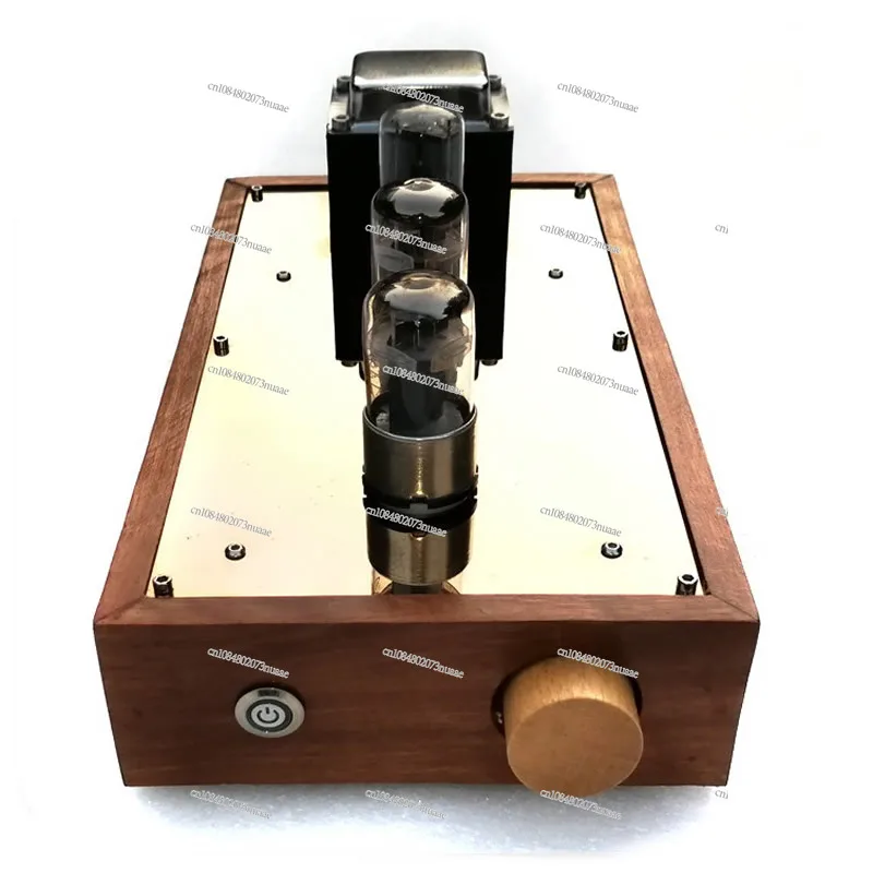 6N8P 6SN7 Tube Preamplifier 6Z5P Bile Rectifier, Solid Wood Box Hifi Front Bile Preamp, Frequency Response: 10HZ-100KHZ