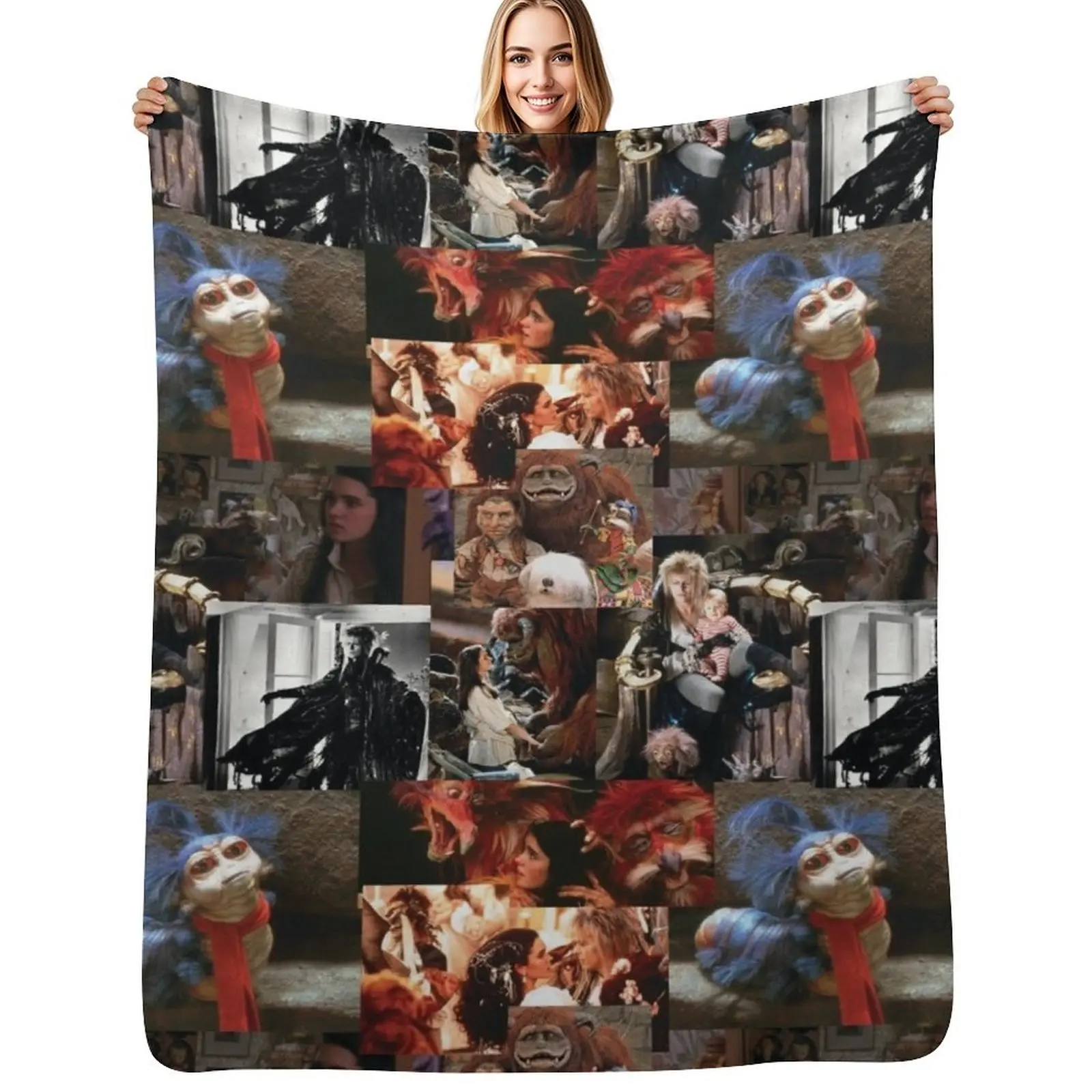 

Ello its a labyrinth Throw Blanket Bed linens Decoratives valentine gift ideas Soft Plaid Blankets