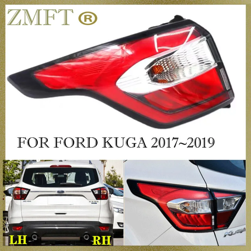 For Ford Escape Kuga 2017 2018 2019 Rear Bumper Taillight Tail Lamp Car Brake Lights