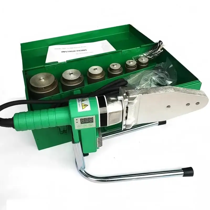 

Haisha Semi-Automatic PPR Welding Machine 20mm To 63mm Termofusion Butt Fusion HotMelt 220v For Plastic New Condition