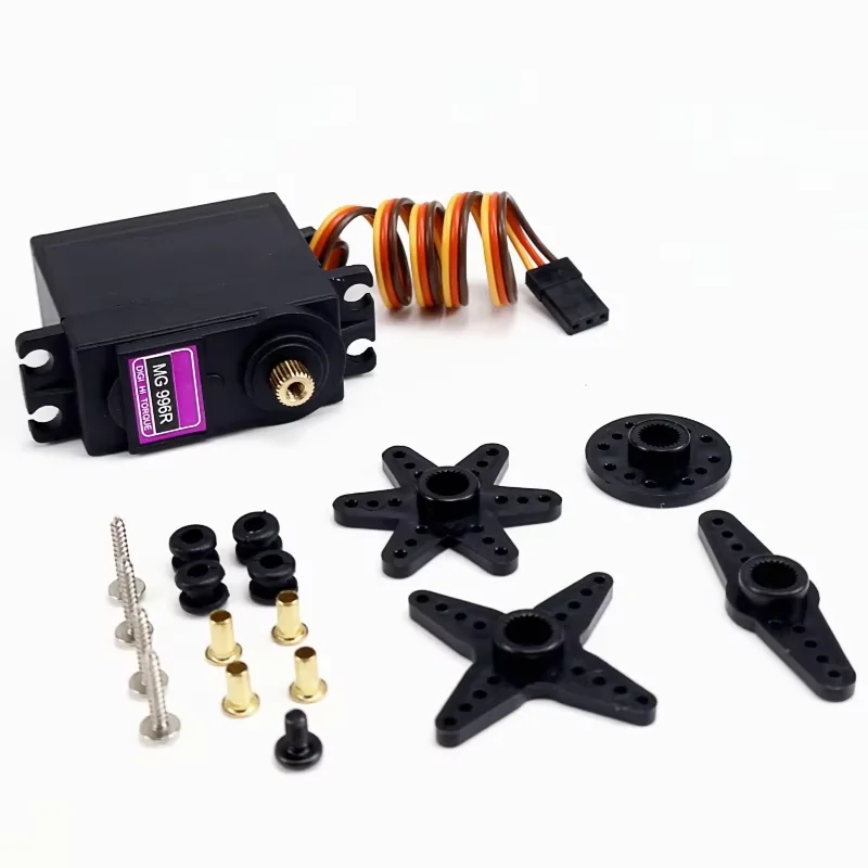1/4PCS 15KG Digital MG996R Servo 180 Degree Rotation All Metal Gear for RC Car Helicopter Boat Model