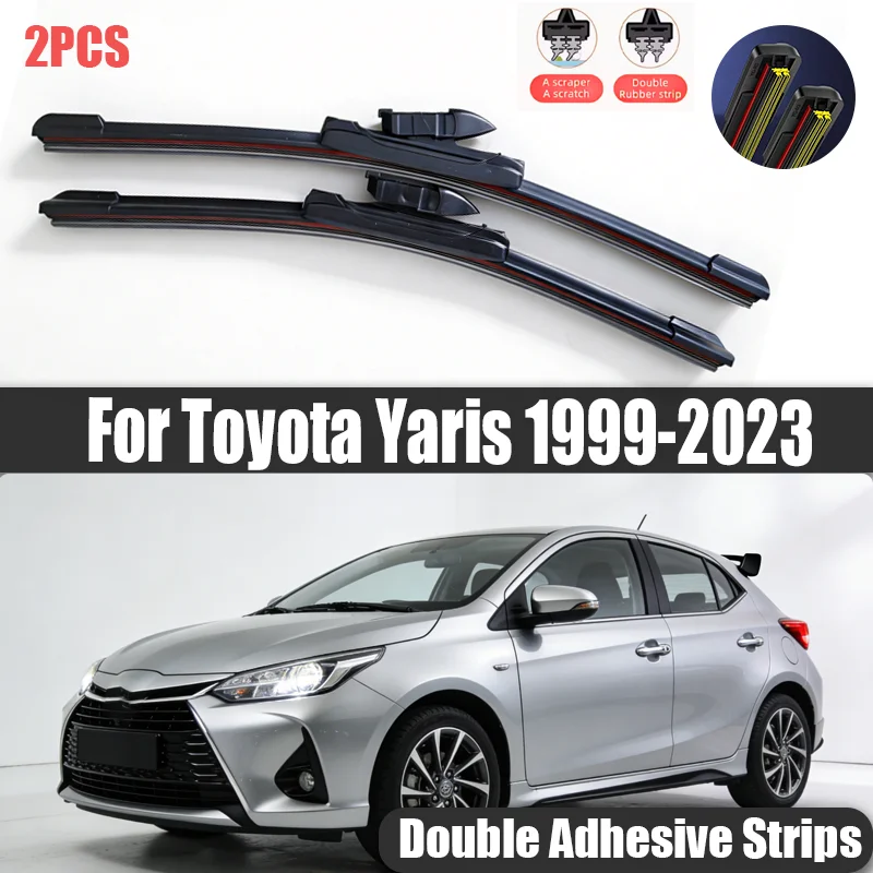 

2pcs Front Windshield Wiper Blades Windscreen Wipers For Toyota Yaris 1999-2023 2016 2017 2018 2019 2020 2021 2022 2023 2024