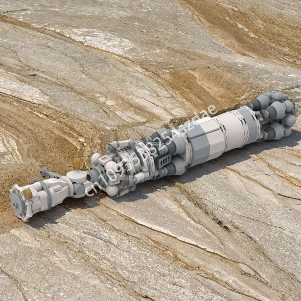 

249 шт. MOC 19K лунный комплекс 1:110 строительные блоки DIY STEM образовательная идея образовательный кирпич детская рождественская игрушка в подарок