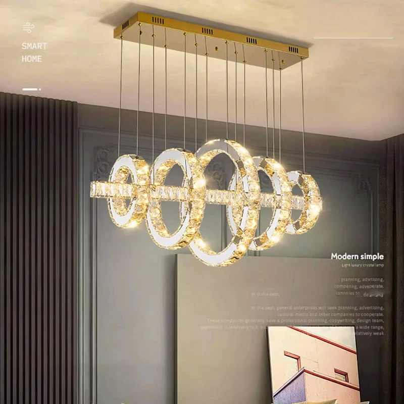 

home decorationPendant lights, luxury crystal living room chandelier, dining room Pendant lamp, ceiling light, indoor lighting