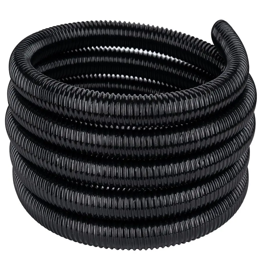 

Tubing 2 10ft Black Corrugated Flexible PVC Hose, Kinkproof amp Strong for Garden Ponds, Waterfall Sump Pump Pond Hose