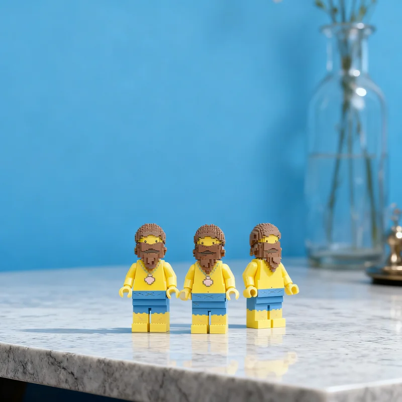 

2423pcs MOC Maxi Figure cast away City Model Building blocks Construction Christmas gifts toy creative DIY idea Education toys