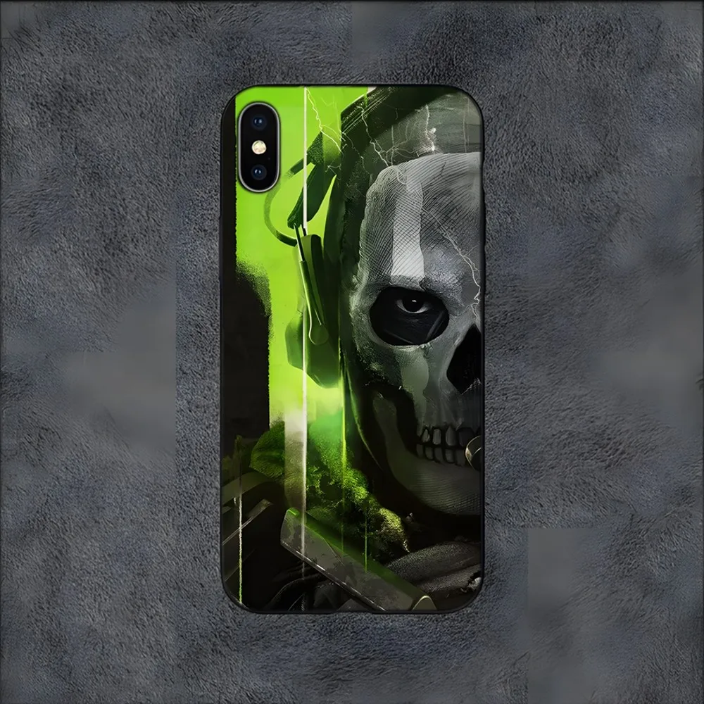 جراب هاتف Ghost C-Call of واجب ، غطاء سيليكون ، مناسب لهاتف samung S24 ، S21 ، S22 ، S23 ، S30 ، Ultra ، S20 ، S30 ، Plus ، S21 ، Fe ، 50G