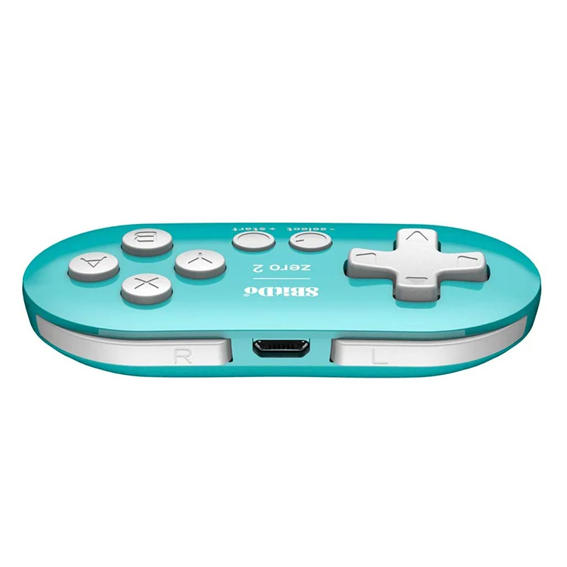 وحدة تحكم صغيرة 8BitDo Zero 2 Bluetooth Gamepad متوافقة مع Nintendo Switch Windows Android macOS