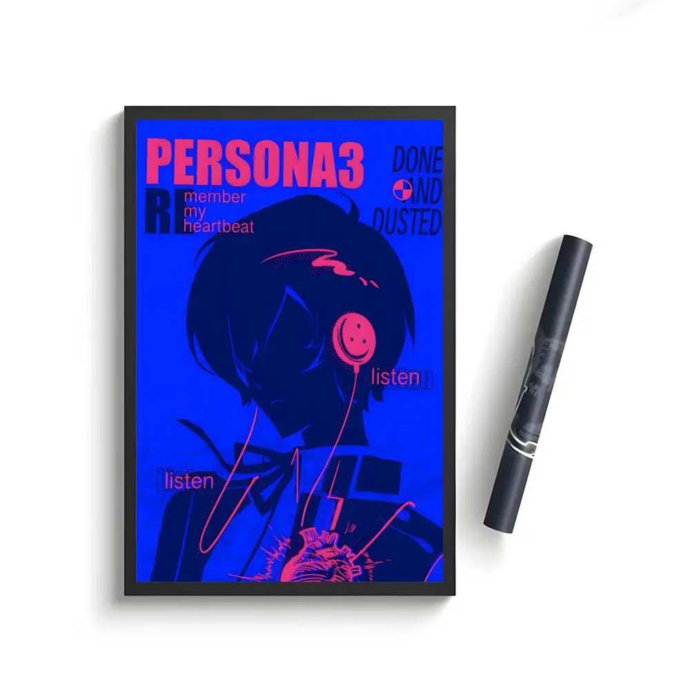 Game P-Persona 3 Reload Poster, Wandkunstdruck, geeignet für Wohnzimmer, Schlafzimmer, Bar, Salon, Heimdekoration, Geschenk – Detail 21