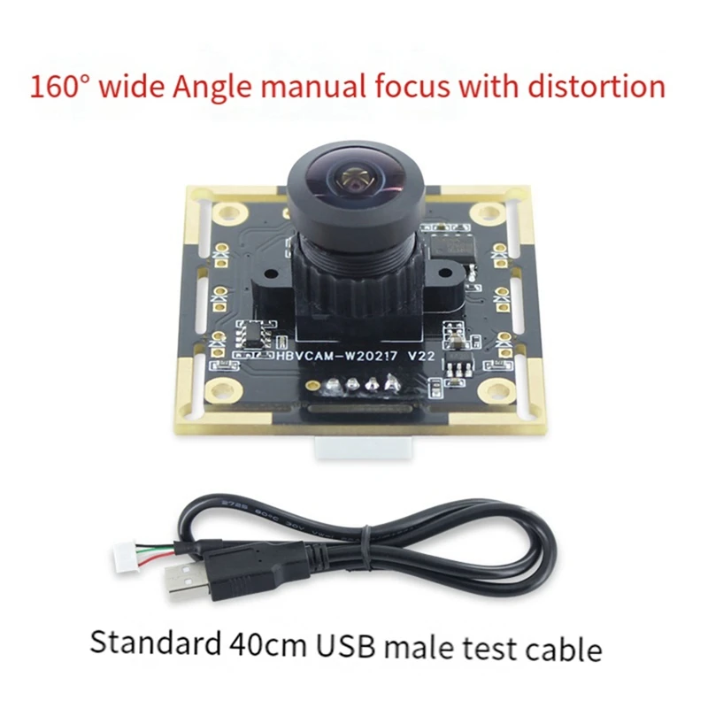 【NEU】720P Kameramodul 160 ° Weitwinkel mit Verzerrung OV9732 Modul 1MP für Raspberry Pi Android Linux Windows UVC MAC OS