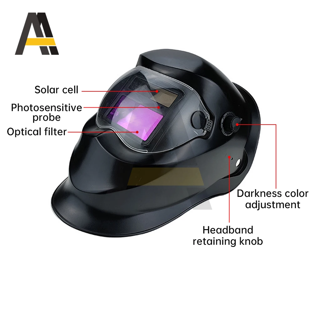 Auto Darkening Dimming Helmet Welding Lens Mask Helmet Solar Welding Lens For Welding Machine For Welder\'s mask protector