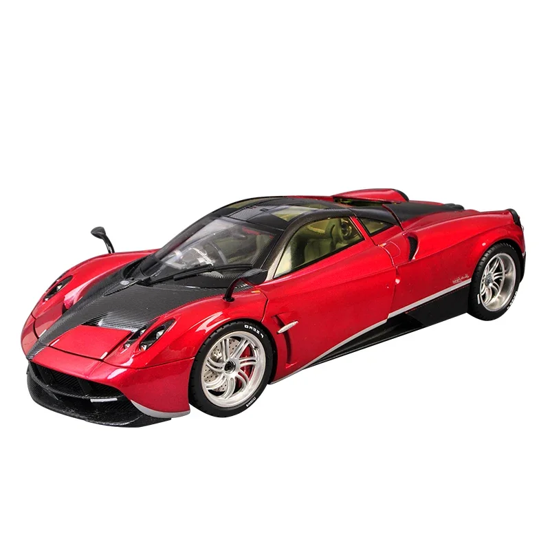 1:18 Pagani Huayra Huayra deformed emery Gull wing door, alloy simulation static car tide play model, adult collection pieces.