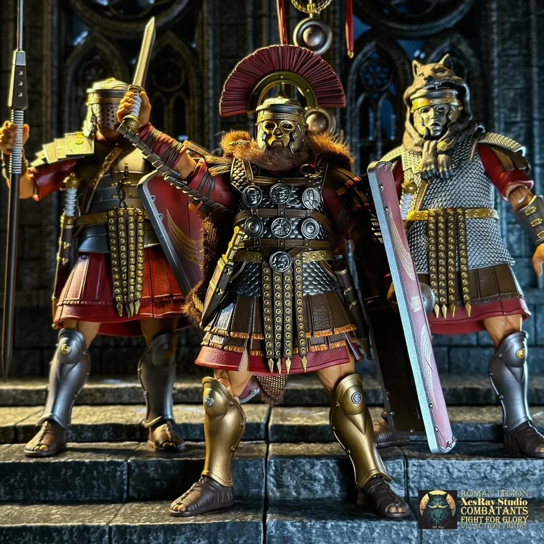 

1/12 Xesray Fight For Glory 7inch Infantry Action Figure Combatants Wave 4 Roman Trio Centurion Anime Figuremodel Model Toy Gift