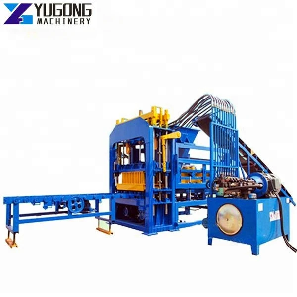 YG QT6-15 Hot African Southeast Asian Countries Free Mold and Accessories of Automatic Hydraulic High Yield Brick Machine(h)